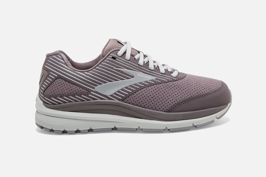 Brooks Addiction Walker Suede Loopschoenen Dames - Donkergrijs - 816709UDE